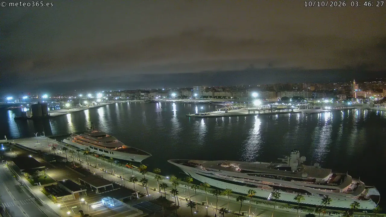 Kamerakuva · Malaga Port